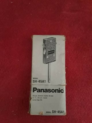 Panasonic Model Sh - 45a1 45 Record Adapter For Panasonic Sl - 507 Turntable.