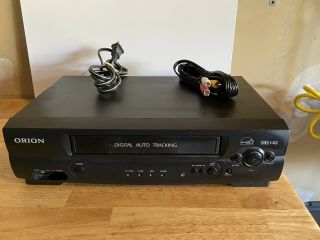 Orion Vhs Player; Vr313a Vcr Video Cassette Recorder; And