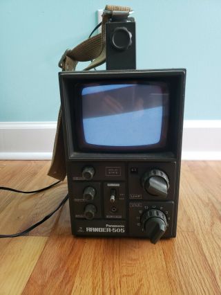 Ranger 505 Panasonic Portable Tv Analog Television Powers On