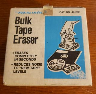 Realistic High Power Bulk Tape Eraser 44 - 232 Magnetic Audio Video Radio Shack