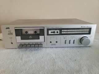 Vintage Jvc Kd - D2 Stereo Cassette Deck Silver Faced Made In Japan