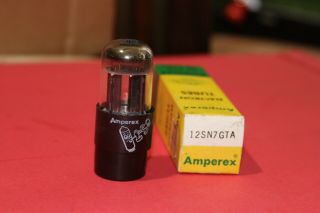 One Amperex Bugle Boy 12sn7gta Vacuum Tube - Nos/nib