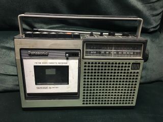 Panasonic Rq - 542as Vintage Am/fm Radio And Cassette Player -