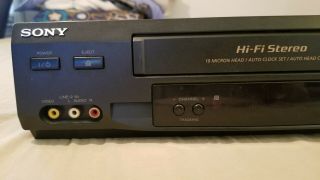 Sony VCR VHS Player Recorder SLV - N51 2