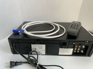 Panasonic PV - V4520 VCR VHS Player Recorder 4 Head Omnivision w Remote Cable AV 2