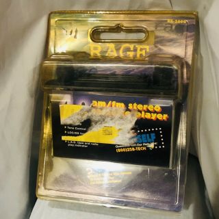 Vintage RAGE am/fm Car Stereo Cassette Player - Old Stock 2