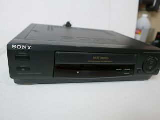 Sony SLV - 678HF VHS/VCR Good Video Cassette Player - With Sony Remote 3