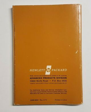 HEWLETT - PACKARD HP80 OWNERS HANDBOOK & QUICK REFERENCE GUIDE 3