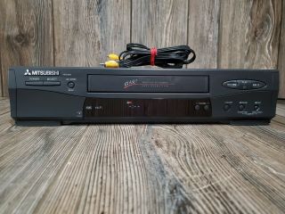 Mitsubishi HiFi VCR Player Model HS - U446 Great No Remote 2