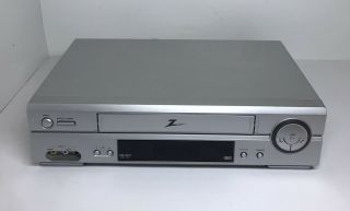 Zenith VHS Player VCR 4 Head With A/V Cable And Blank Tape NO REMOTE 2