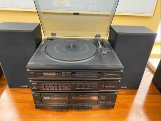 Sanyo GXT848U - Turntable,  Dual Cassette Deck,  Receiver,  Tuner Vintage 2