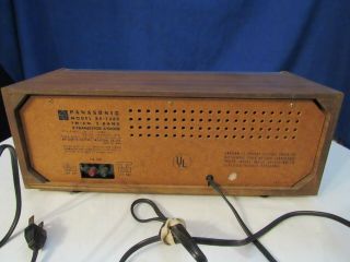 Panasonic RE - 7369 Solid State Transistor AM/FM Radio in Walnut Japan 3