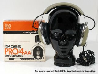 Koss Pro/4aa Stereophones Headphones W/ Case & Box