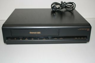 Panasonic Omnivision VCR VHS Player PV - 2201 No Remote for playback only 2