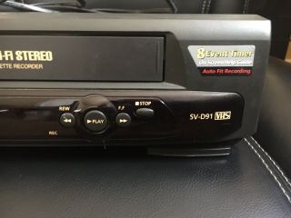 Samtron SV - D91VCR VHS 4 Head HI FI Stereo Recorder - NO REMOTE 3
