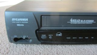 SYLVANIA KVS699K VCR VHS Player/Recorder 3