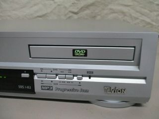 TEVION MODEL 3215 DVD VCR VHS VCP PLAYER COMBO 4 HEAD GREAT HI - FI STEREO W 2