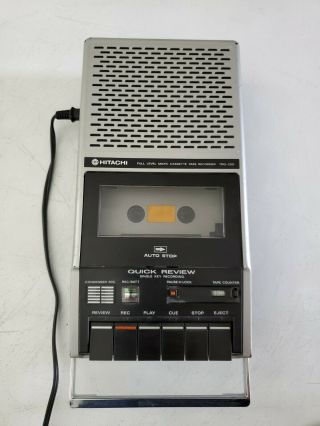Vintage Hitachi TRQ - 299 Portable Audio Cassette Tape Recorder Player Good 3