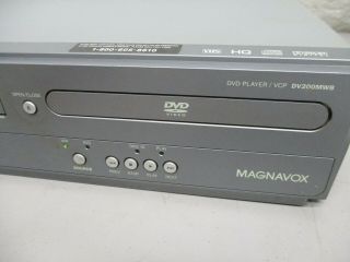 MAGNAVOX MODEL DV - 200MW8 DVD VCR VHS VCP PLAYER COMBO 4 HEAD GREAT 2