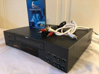RCA VR617HF HiFi Stereo VCR VHS Player Recorder No Remote Home Theater 2