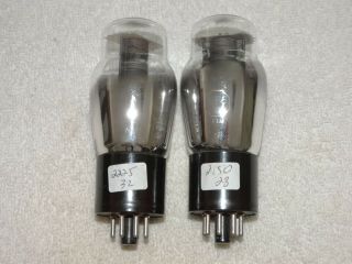 2 x 6F6g Sylvania Tubes Very Strong Pair (2 Pair Available) 2