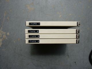 Four Boxes of Fuji FB - 151 - 555 Master Recording 7” Reel to Reel Tape – 1800’ 2