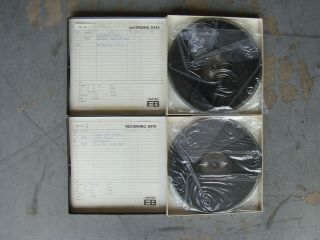 Four Boxes of Fuji FB - 151 - 555 Master Recording 7” Reel to Reel Tape – 1800’ 3