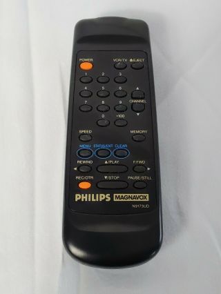 Philips Magnavox VCR HQ VHS Player Video Cassette Recorder VRZ220AT21 2