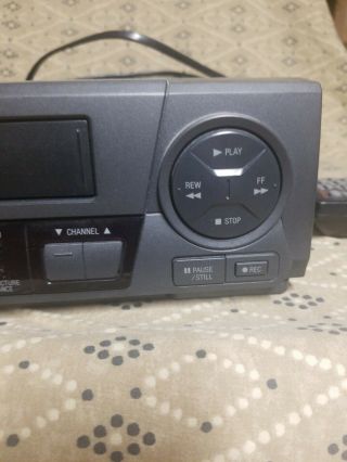 ADMIRAL 4 HEAD VCR VHS PLAYER COMPLETE WITH REMOTE JSJ 20454 3