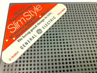 Vintage Panasonic SlimStyle 3 - 5086A Portable Cassette Tape Recorder Player 3