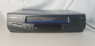 Panasonic Pv - 8451 Vcr 4 - Head Hi - Fi Stereo Vhs Player No Remote.