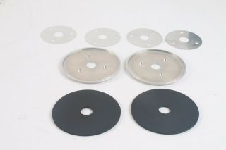 TEAC A - 1500 - W Reel Discs W/ Rubber Pads for Reel to Reel Tape Player 2