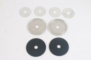 TEAC A - 1500 - W Reel Discs W/ Rubber Pads for Reel to Reel Tape Player 3
