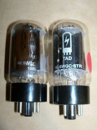 Amp Doctor Tad 6l6wgc - Str 6l6 Matched Pair Vacuum Tubes