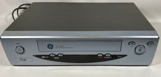 Ge Vg4065 Vcr Vhs Player 4 Head Hq Video Cassette Recorder &