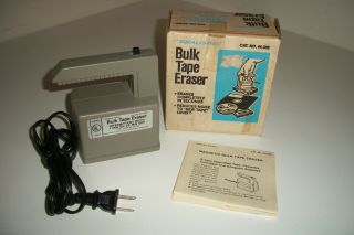 Realistic Bulk Tape Eraser 44 - 232 Erases Cassette 8 - Track Open Reel Floppy Disc