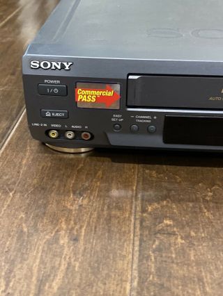Sony SLV - AX10 VCR 4 - Head Hi - Fi VHS Video Cassette Recorder Player - 2