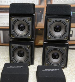 2 BOSE AM - 5 Acoustimass double cube speakers with direct / refelcting switch 3