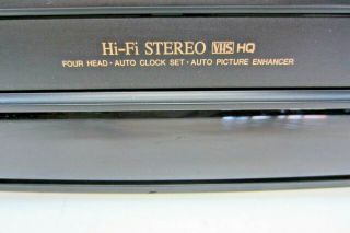Optimus Model 201 VCR Plus 4 Head Stereo AV Cords 3