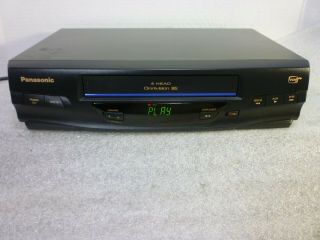 Panasonic Vcr Omnivision Player Recorder Vhs (japan) Serviced No Remote