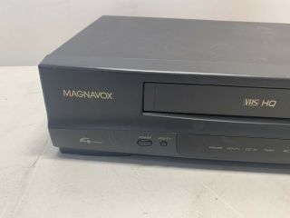 MAGNAVOX VRT242AT22 VHS Player HQ Recorder 4 - Head No Remote VCR VIdeo 2