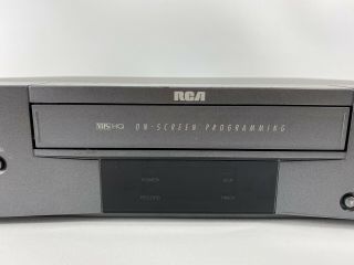 RCA VR336 VCR Video Cassette Recorder 4 - Head Hi - Fi Stereo VHS Player Cords/tape 3