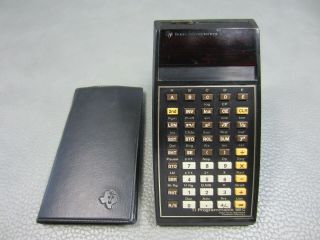 Texas Instruments Ti Programmable 58 C Calculator Master Library Module