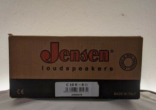 Jensen C - 10 - R8 Speaker