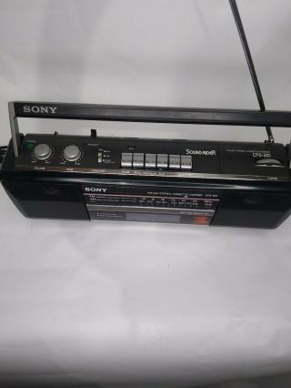 Vintage Sony Sound Rider CFS - 210 Fm/Am Cassette - Corder 2