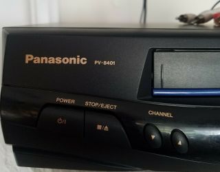 PANASONIC PV - 8401 VCR VHS Player Recorder No Remote & 2