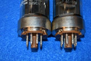 6146B / 8298A GE Audio Receiver Ham Vacuum Tubes Matched Pair 2