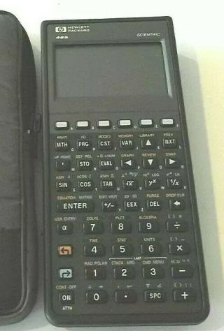 HP 48S Scientific Calculator With Padded Case and Great (Bin F) 2
