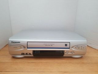 Panasonic Pv - V4524s Vcr Video Cassette Recorder Vhs Tape Player No Remote