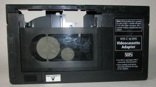 VHS - C To VHS Video Cassette Adapter and vhs - c camcorder video cassette 30/90min 2